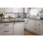 Liberty Square Bar Knobble 3 in. (76 mm) Modern Matte Black Cabinet Knob (P43830C-FB-CP0)