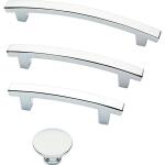 Liberty Pierce 4 in. (102 mm) Modern Polished Chrome Cabinet Drawer Pull (P29615C-PC-CP0)
