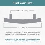 Liberty Simply Geometric 3-3/4 in. (96 mm) Modern Gold Cabinet Drawer Pull (P38519C-117-CP0)