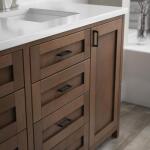 Liberty Squared Modern 3 in. (76 mm) Modern Matte Black Cabinet Drawer Pull (P40080C-FB-CP0)