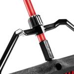 Libman 36 in. High Power Push Broom Set with 60 in. Steel Handle and Brace for Multi-Surface Use (1101)