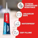 Loctite Silicone Waterproof Multipurpose Adhesive Sealant 2.7 oz. Clear Tube (each) (908570)