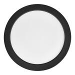 Commercial Electric 12 in. LED Flush Mount Smart CCT and RGB Selectable Matte Black Finish with Night Light (LCN3002LM-01 MB)