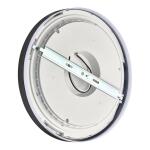 Commercial Electric 12 in. LED Flush Mount Smart CCT and RGB Selectable Matte Black Finish with Night Light (LCN3002LM-01 MB)