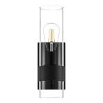 Hampton Bay Denbeck 4.5 in. W Matte Black 1-Light Sconce Clear Glass (KVB1301AX-01)