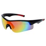 MAXIMUM SAFETY Performance Red Full View Mirrored Safety Eye Wear (MX1061-VPD5)