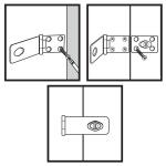 Everbilt 4-1/2 in. Chrome Key Locking Safety Hasp (13527)