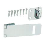 Everbilt 4-1/2 in. Zinc-Plated Adjustable Staple Safety Hasp (15124)