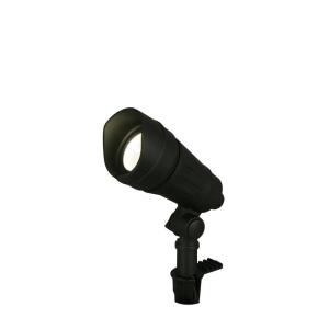 Hampton Bay 400 Lumen Low Voltage Black Integrated LED Outdoor Spotlight with Adjustable Light Color (IWH2301LL-7)