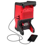 Milwaukee M18 18V Lithium-Ion Cordless Wireless Bluetooth Jobsite Speaker (Tool-Only) (2954-20)