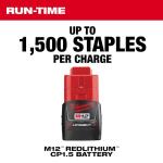 Milwaukee M12 12-Volt Lithium-Ion Cordless 3/8 in. Crown Stapler (Tool-Only) (2447-20)