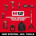 Milwaukee M12 12-Volt Lithium-Ion Cordless 3/8 in. Crown Stapler (Tool-Only) (2447-20)