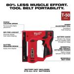 Milwaukee M12 12-Volt Lithium-Ion Cordless 3/8 in. Crown Stapler (Tool-Only) (2447-20)