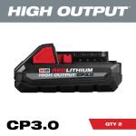 Milwaukee M18 18V 3.0 Lithium-Ion HIGH OUTPUT CP Ah Battery Pack (2-Pack)