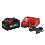 Milwaukee M18 18-Volt 8.0 Lithium-Ion HIGH OUTPUT Starter Kit with XC 8.0Ah Battery and Rapid Charger