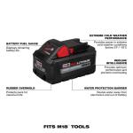 Milwaukee M18 18-Volt 8.0 Lithium-Ion HIGH OUTPUT Starter Kit with XC 8.0Ah Battery and Rapid Charger