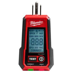 Milwaukee Digital GFCI Receptacle Tester (2224-20)