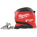 Milwaukee 6 ft. Keychain Compact Tape Measure (48-22-1706)