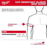 Milwaukee 16 in. Red 4-Way Stretch Cut 3 Resistant Protective Arm Sleeves (48-73-9030)