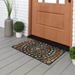 StyleWell Multi-Colored 18 in. x 30 in. Rubber Door Mat (485719)