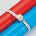 Commercial Electric 48in Heavy Duty 175lb Tensile Strength UL 21S Rated Cable Zip Ties 15 Pack Natural (White) - GT-1220HD(15)