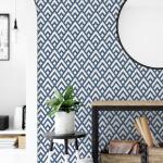 NuWallpaper Peel and Stick Indigo Washable Vinyl Wallpaper Roll (Covers 30.75 Sq. Ft.) (NU3672)