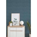 NuWallpaper Peel and Stick Blue Luxe Faux Grasscloth Peel and Stick Vinyl Wallpaper Roll (NU6004)