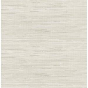NuWallpaper Peel and Stick Vinyl Wallpaper Roll - Faux Grasscloth Cream Luxe (NU6005)