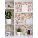 NuWallpaper Peel and Stick Pink Audrey Vinyl Wallpaper Roll (NU6006)