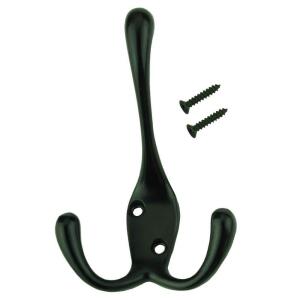 Everbilt Triple Robe Hook in Oil-Rubbed Bronze (20387)