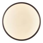 Hampton Bay Withers 15 in. Integrated LED Ceiling Flush Mount Fixture Oil-Rubbed Bronze, Adjustable CCT with Glass Shade (CG1aA026FR1Q25)