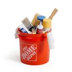 The Home Depot 2 gal. Orange paint Bucket (PN0192)