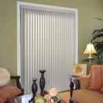 Home Decorators Collection Pearl Gray Cordless Room Darkening Vertical Blinds for Sliding Doors Kit with 3.5 in. Slats - 78 in. W x 84 in. L (10793478808441)