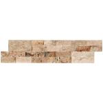 MSI Picasso Ledger Panel 6 in. x 24 in. Splitface Travertine Wall Tile (6 sq. ft. /Case) (LHDPNLTPIC624)