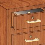 Prime-Line Drawer and Cabinet Lock, 5/8 in., Diecast, Stainless Steel, 5/16 in. Max. Panel (U 99410)