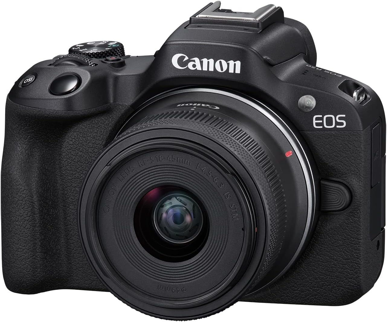 Canon EOS R50 Mirrorless Camera Kit with (RF-S 18–45mm) 24.2MP 4K Vlogging Black
