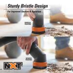 RIDGID 2-1/2 in. NXT Max Locking Rotating Dusting Brush Accessory Shop Vac Attachment for RIDGID NXT Wet Dry Vacuums (MAX2501)