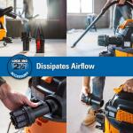 RIDGID 2-1/2 in. Diffuser Accessory Shop Vac Attachment for RIDGID Wet Dry Vacuums (VT2525)