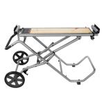 RIDGID Foldable Miter Mobile Saw Stand with Mounting Braces