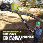 RYOBI 40V 10 in. Cordless Battery Pole Saw with 2.0 Ah Battery and Charger (RY40560)