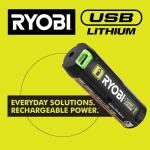RYOBI USB Lithium Rechargeable Battery Lithium 2.0 Ah