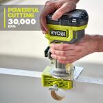 RYOBI ONE (Tool Only) 18V Cordless Compact Fixed Base Router (PCL424B)
