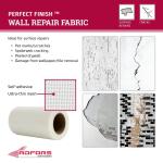 Saint-Gobain ADFORS FibaTape Perfect Finish 6 in. x 75 ft. Self-Adhesive Wall Repair Fabric (FDW9151-U)