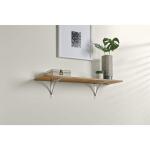 Everbilt 6.5 in. x 9 in. Plated Satin Nickel Cove Arch Steel Shelf Bracket (27791SNLHD-2)
