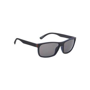 Shadedeye Sunglasses Square Black with Dark Blue and Orange Accent (85935-16)