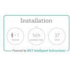 Everbilt 72 in. Stainless Steel Sliding Barn Door Track and Hardware Kit (14455)