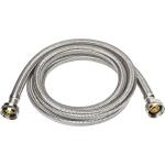 Everbilt 3/4 in. FHT x 3/4 in. FHT x 96 in. Stainless Steel Washing Machine Supply Line (7243-96-34-1-EB)