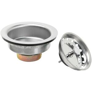 Glacier Bay Fixed Post Kitchen Sink Strainer - Stainless steel with polished finish (7043-103SS)
