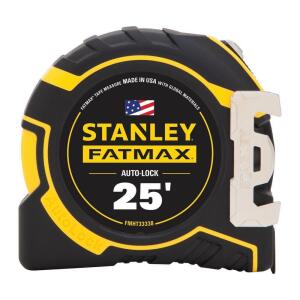 Stanley Auto Lock Tape Measure FATMAX 25 ft. x 1-1/4 in.