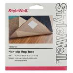 StyleWell Multi-Surface 4 in. x 4 in. Adhesive Tabs Rug Pad (486518)